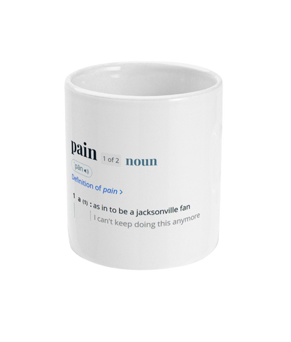 Jaguars Pain Mug